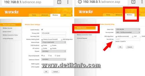 Ganti Password Wifi